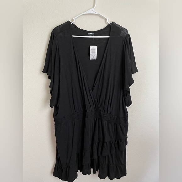 Torrid Cotton Wrap Top NWT - Picture 2 of 16